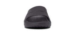 OOfos Women's OOahh Slide Sandal - Black -fashion shoes 1100BLK shot3 bd23fb30 7984 470a b230 183f4ee470b8