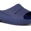 OOfos Women's OOahh Slide Sandal - Navy -fashion shoes 1100NVY shot2