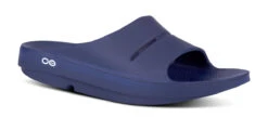 OOfos Women's OOahh Slide Sandal - Navy