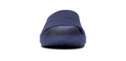 OOfos Women's OOahh Slide Sandal - Navy -fashion shoes 1100NVY shot3