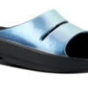 OOfos Women's OOahh Luxe Slide Sandal - Atlantis -fashion shoes 1101ATLANTIS shot2