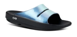 OOfos Women's OOahh Luxe Slide Sandal - Atlantis