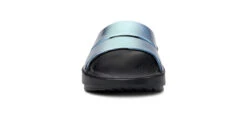 OOfos Women's OOahh Luxe Slide Sandal - Atlantis -fashion shoes 1101ATLANTIS shot3