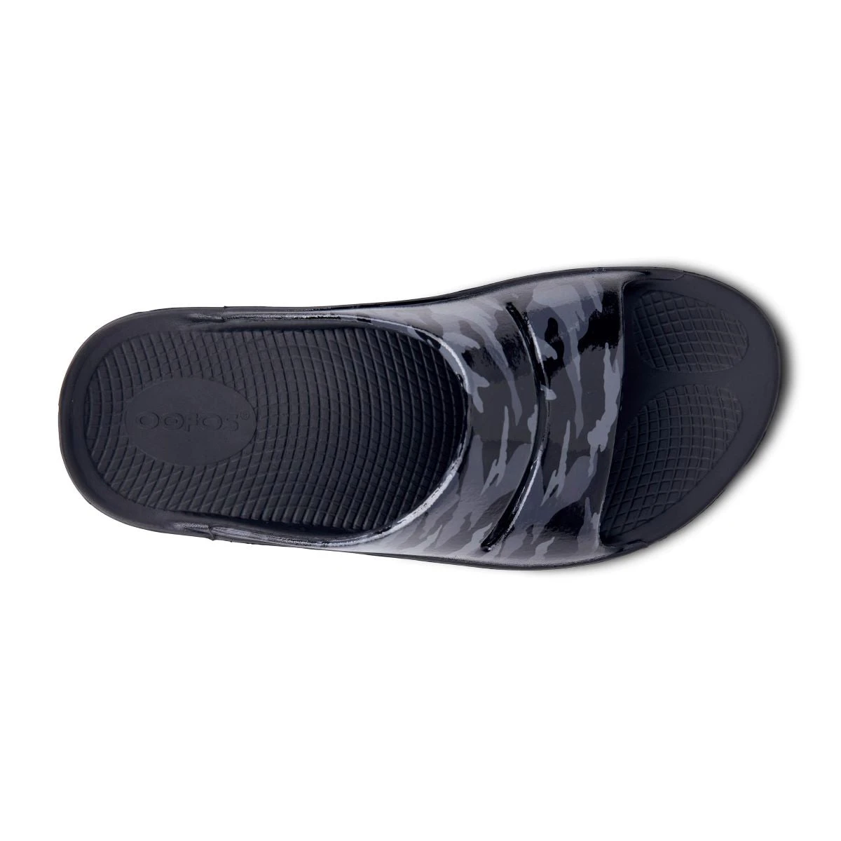 'OOFOS' Women's OOahh Slide Limited Edition - Black / Gray / Camo 5 'OOFOS' Women's OOahh Slide Limited Edition - Black / Gray / Camo - Image 3