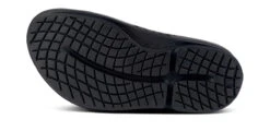 OOfos Women's OOmega OOahh Sandal - Black -fashion shoes 1110BLACK shot7