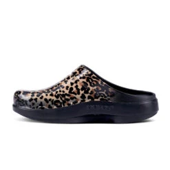 'OOFOS' Women's OOcloog Luxe Pixel Clog - Black / Black Leopard 13 'OOFOS' Women's OOcloog Luxe Pixel Clog - Black / Black Leopard -fashion shoes 1203BLKLEOPRD shot4 1024x1024@2x