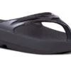 OOfos Women's OOlala Sandal - Black -fashion shoes 1400BLK shot2