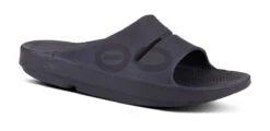 OOfos Women's OOahh Sport Slide Sandal - Black Matte