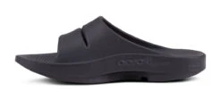 OOfos Men's OOahh Sport Slide Sandal - Black Matte -fashion shoes 1500MATBLK shot4