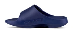 OOfos Men's OOahh Sport Flex Sandal - Navy -fashion shoes 1550NAVY shot4 1 aed72e29 c828 4497 922e 4485c7d3373d