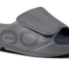 OOfos Men's OOahh Sport Flex Sandal - Slate -fashion shoes 1550SLATE shot2
