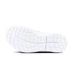 'OOFOS' Women's OOmg Fibre Low Slip On - White / Black -fashion shoes 5070WHTBLK 7 1024x1024@2x