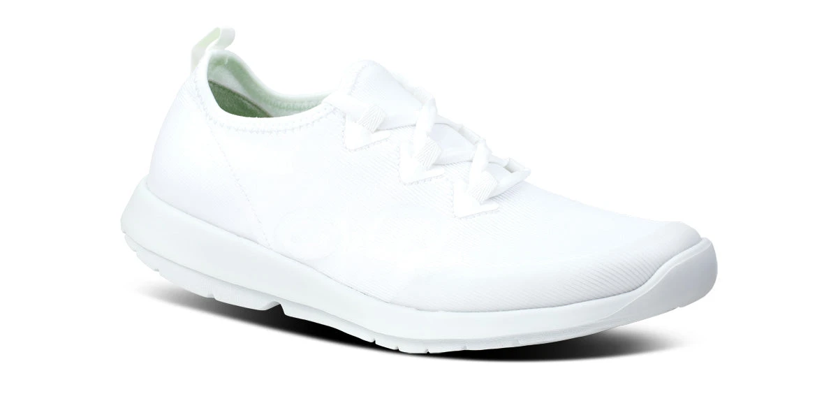 OOfos Women's OOmg Sport LS Low Shoe - White 3 OOfos Women's OOmg Sport LS Low Shoe - White