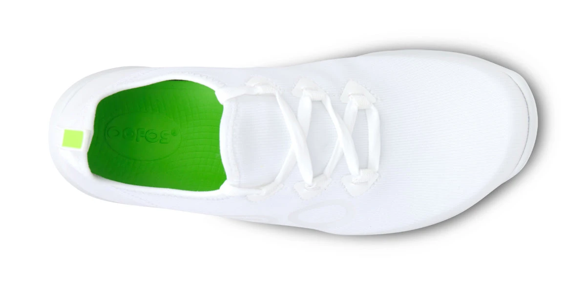 OOfos Women's OOmg Sport LS Low Shoe - White 11 OOfos Women's OOmg Sport LS Low Shoe - White - Image 9