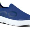 OOfos Men's OOmg EeZee Low Shoe - White Navy -fashion shoes 5082WHTNVY shot2 1