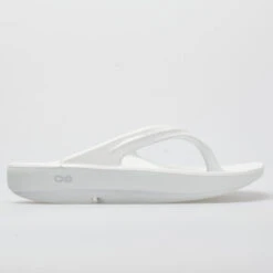 fashion shoes 8 OOFOS OOlala Women's White/White