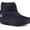 OOfos Men's OOmg Low Boot - Black -fashion shoes 6080BLK shot2