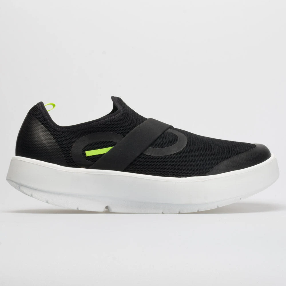OOFOS OOmg Low Men's Black/White 3 OOFOS OOmg Low Men's Black/White