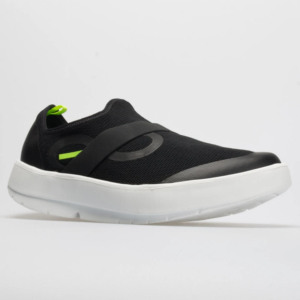 OOFOS OOmg Low Men's Black/White 8 OOFOS OOmg Low Men's Black/White - Image 6