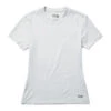 OOfos Women's COOl Down T Shirt - Light Gray Heather -fashion shoes 8000LTGRYHEA Shot01