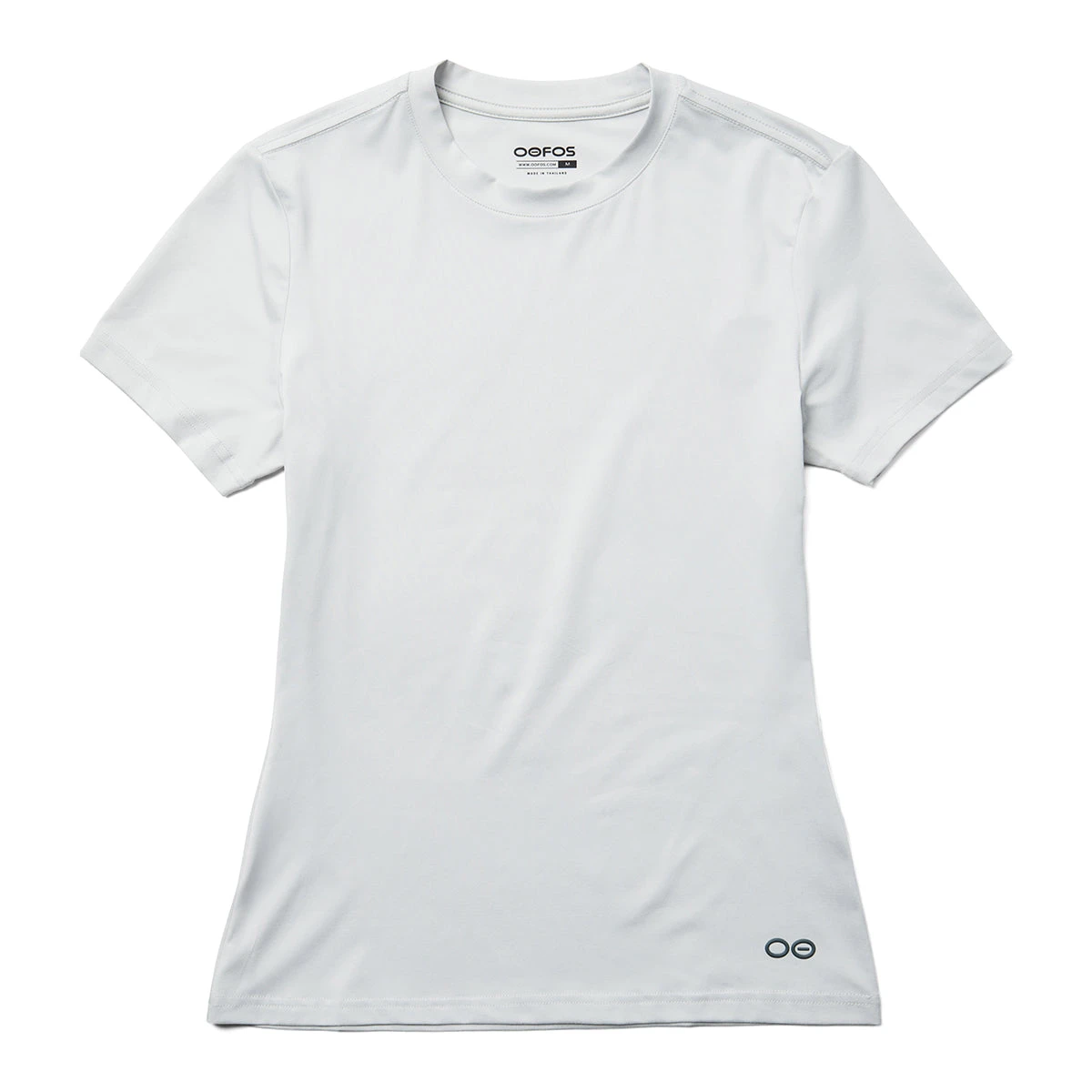 OOfos Women's COOl Down T Shirt - Light Gray Heather 3 OOfos Women's COOl Down T Shirt - Light Gray Heather