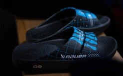 BAUER/OOFOS Men's OOahh Limited Slide Sandal – Bauer Skeleton -fashion shoes BauerSkeleton2
