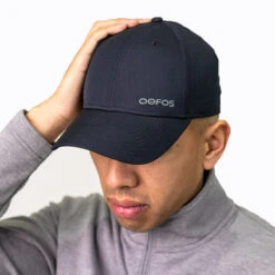 OOfos COOl Down Cap Unisex - Black -fashion shoes Mens CoolDownHat Black
