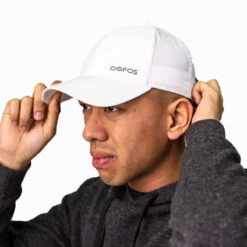 OOfos COOl Down Cap Unisex - White -fashion shoes Mens CoolDownHat White