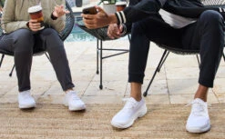 OOfos Men's OOmg Sport LS Low Shoe - White -fashion shoes Mens Wht3