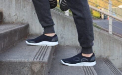 OOfos Men's OOmg Sport Low Shoe - White Black -fashion shoes MicrosoftTeams image 10