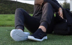 OOfos Men's OOmg Sport Low Shoe - White Black -fashion shoes MicrosoftTeams image 11