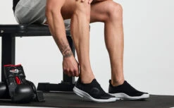 OOfos Men's OOmg Sport Low Shoe - White Black -fashion shoes MicrosoftTeams image 12