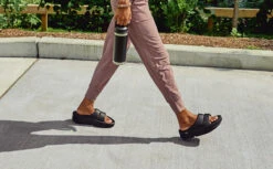 OOfos Women's OOmega OOahh Sandal - Black -fashion shoes MicrosoftTeams image 256