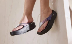 OOfos Women's OOmega OOlala Luxe Sandal - Calypso -fashion shoes MicrosoftTeams image 46