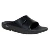 'OOFOS' Women's OOahh Luxe Slide - Black -fashion shoes OOahh Luxe 1101 Black 1024x1024@2x