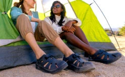 OOfos Women's OOcandoo Sandal - Black -fashion shoes OOcandoo Womens Black3