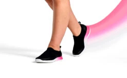 OOfos Women's OOmg Sport Low Shoe - Pink Fade -fashion shoes PinkFade3