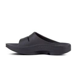 'OOFOS' Unisex OOahh Slide Sandal - Black -fashion shoes Product Images1100BLK 4 1024x1024@2x