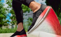 OOfos Men's OOmg Sport Low Shoe - Fire Fade 16 OOfos Men's OOmg Sport Low Shoe - Fire Fade -fashion shoes RedFade3